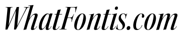 Kepler 3 Display Condensed Medium Italic
