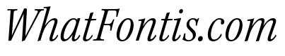 Kepler 3 Condensed Light Italic