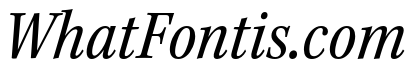 Kepler 3 Condensed Italic