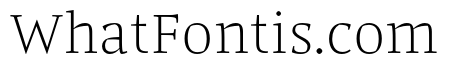 Comma Serif Thin