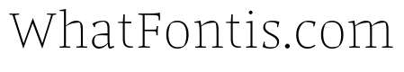 Comma Serif Hairline