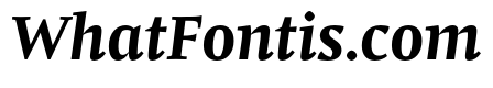 Comma Serif Bold Italic