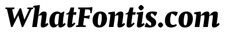 Comma Serif Black Italic