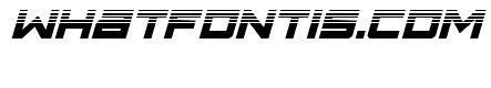 Ace of Swords Halftone Italic