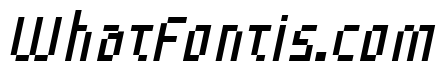 Speed Pixel Italic