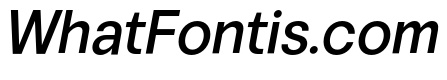 Vontica Sans Medium Italic