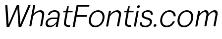 Vontica Sans Light Italic