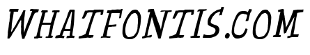 SlugSlab Regular Italic