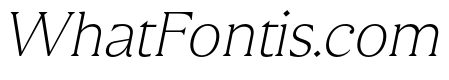 Molimer Thin Italic