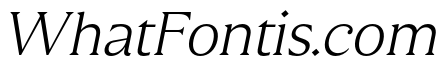 Molimer Extra Light Italic