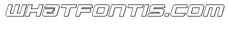 Captain Falcon 3D Italic