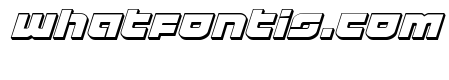Cobalt Corsair 3D Italic