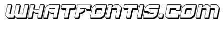 Crimson Destroyer 3D Italic