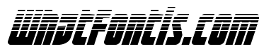 Impact Wrench Halftone Italic