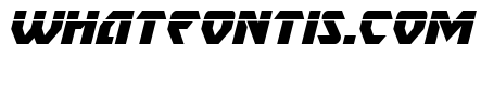 Ion Cannon Laser Italic