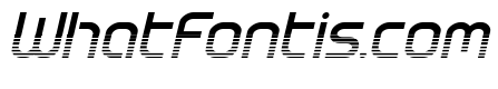 Robo Sapien Halftone Italic