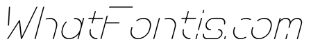 SPACE FUTURE LIGHT Italic