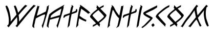 Rune Slasher Semi-Bold Italic