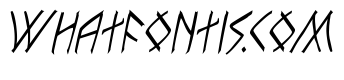Rune Slasher Condensed Italic