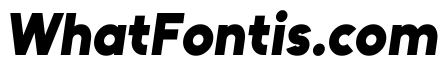 Unageo Black Italic