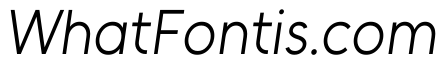Unageo Light Italic