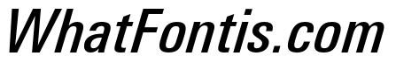 Univers Next Pro Medium Condensed Italic