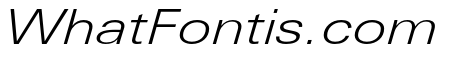 Univers Next Pro Light Extended Italic