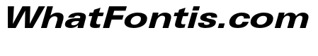 Univers Next Pro Heavy Extended Italic