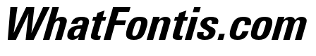 Univers Next Pro Heavy Condensed Italic