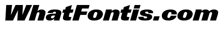 Univers Next Pro ExtraBlack Italic