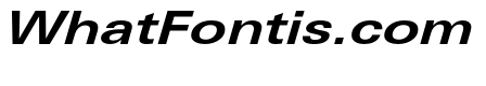 Univers Next Pro Bold Extended Italic