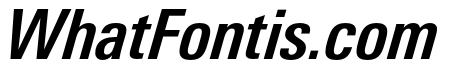 Univers Next Pro Bold Condensed Italic