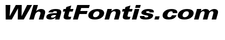 Univers Next Pro Black Extended Italic