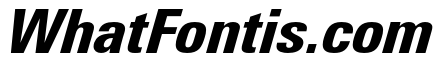Univers Next Pro Black Condensed Italic