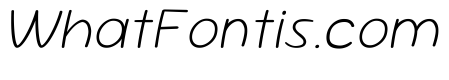 Sour Gummy Thin Italic