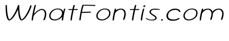 Sour Gummy SemiExpanded Thin Italic
