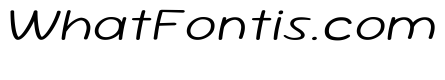 Sour Gummy SemiExpanded ExtraLight Italic