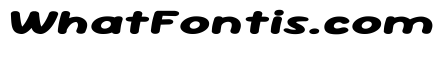 Sour Gummy Expanded ExtraBold Italic