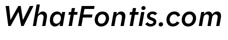 Polymath Text Semibold Italic