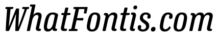 Oso Serif Cond Italic