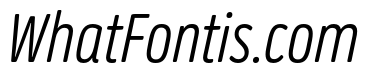 Oso Sans Cond Light Italic