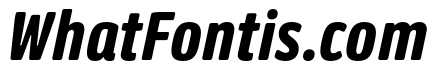 Oso Sans Cond Bold Italic