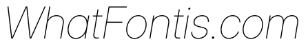 Inter 28pt Thin Italic