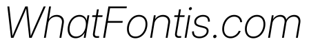 Inter 28pt ExtraLight Italic