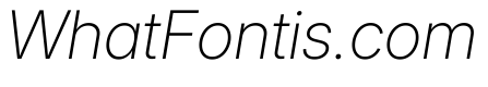 Inter 24pt ExtraLight Italic