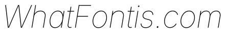Inter 18pt Thin Italic