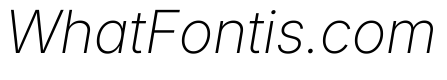 Inter 18pt ExtraLight Italic