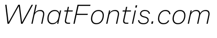 CoFo Sans Pro Georgian Thin Italic
