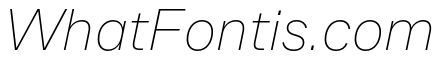 CoFo Sans Pro Georgian Hairline Italic