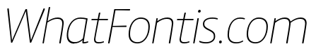Chidori ExtraLight Italic